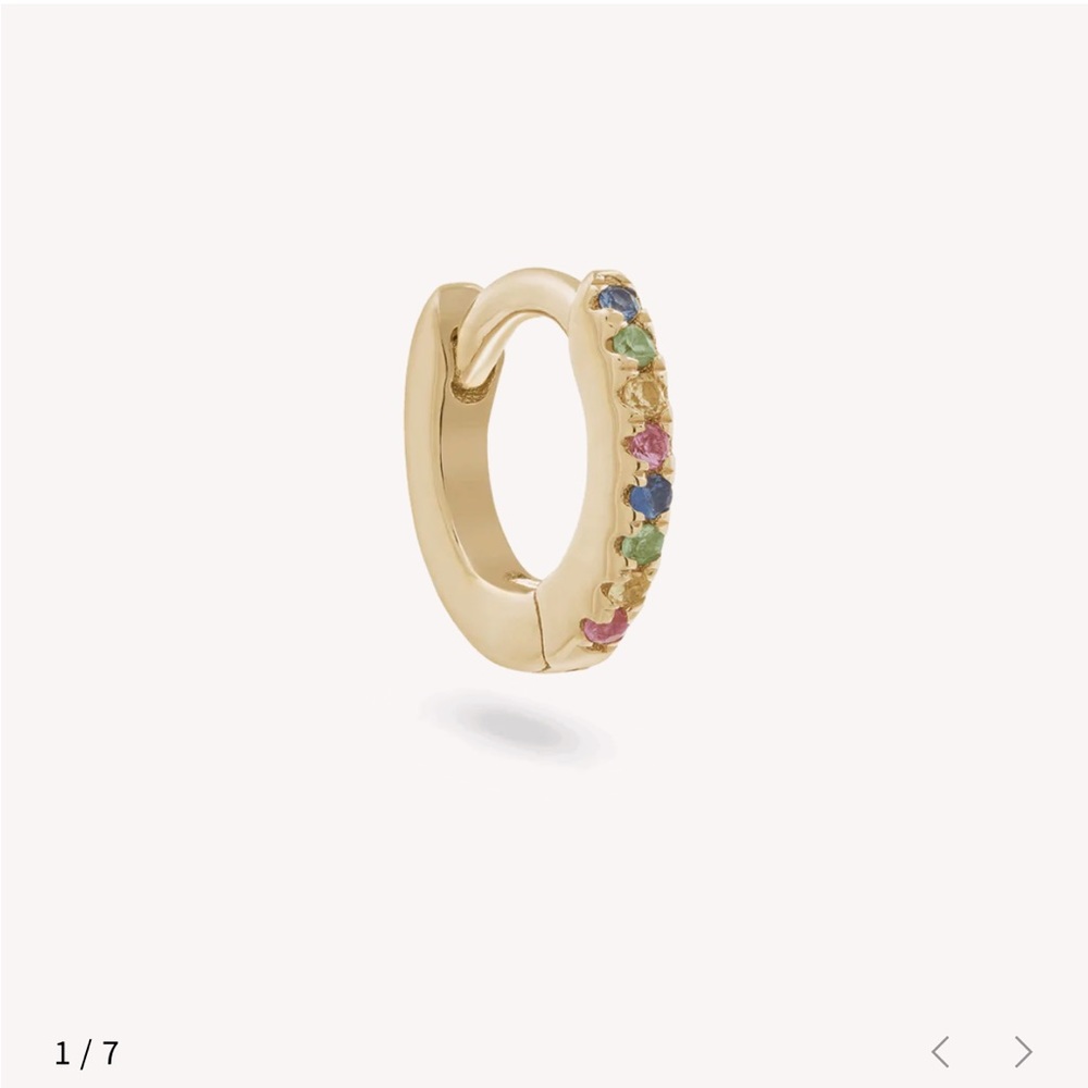 Stone and Strand teeny unicorn 🦄 second hole Huggie